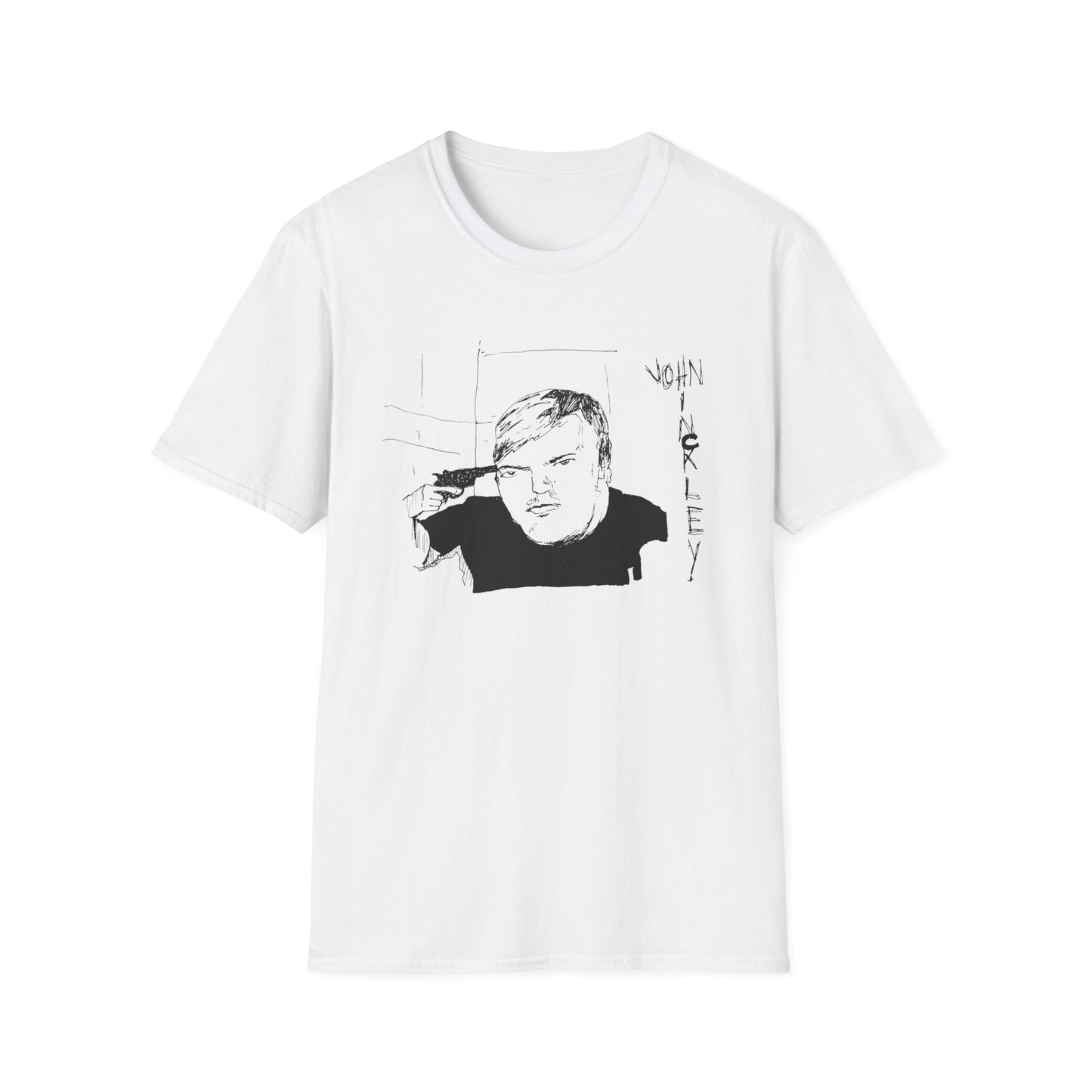 original drawing john hinckley jr. tshirt