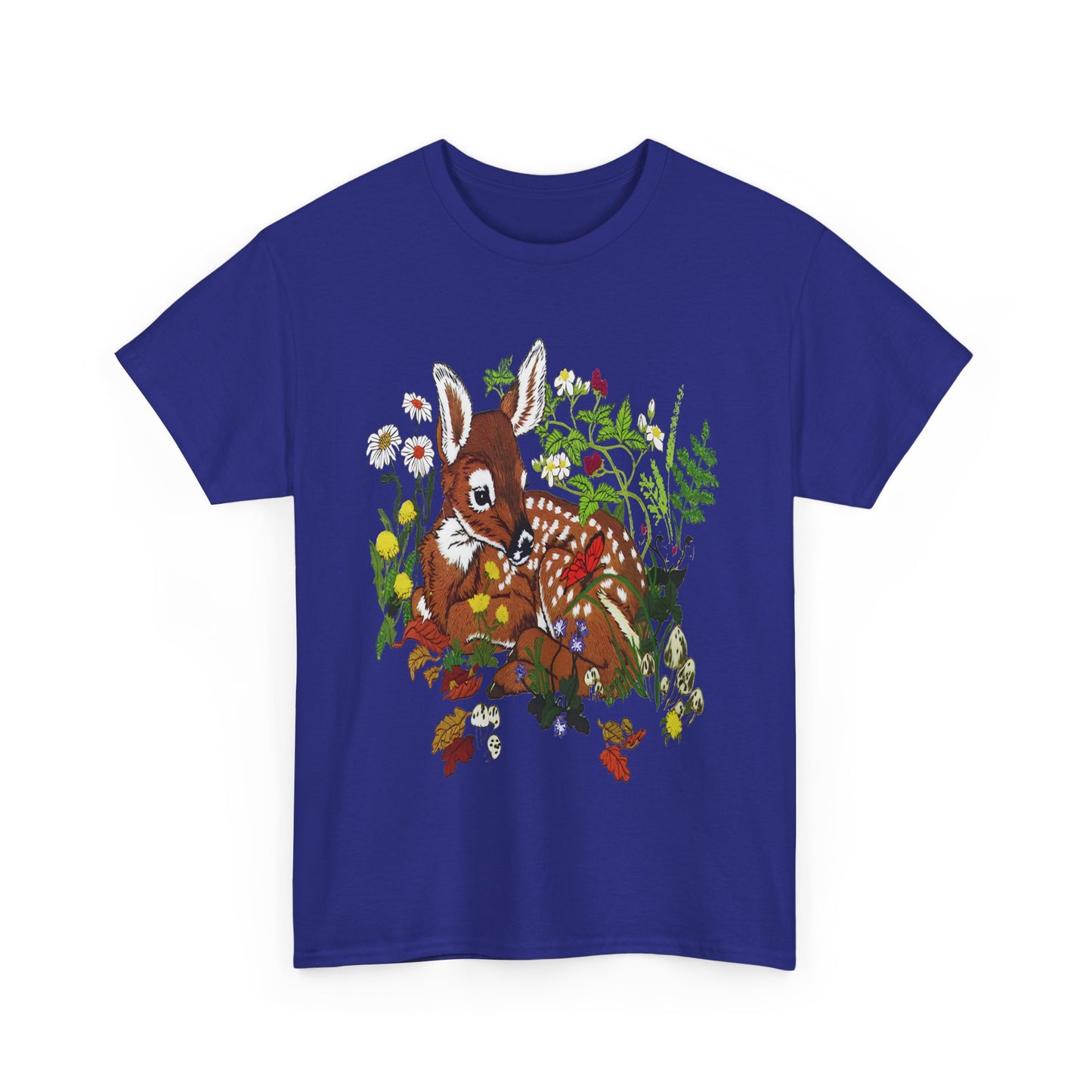 vintage fawn graphic reproduction tshirt