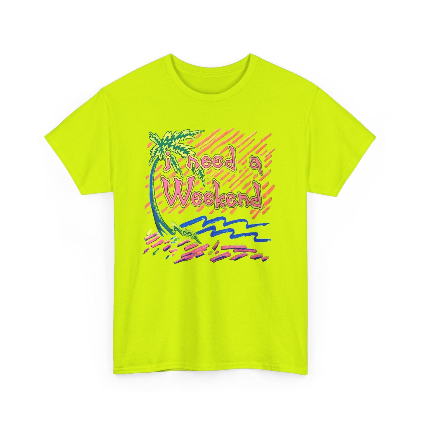 vintage 90s i need a weekend graphic custom reproduction tshirt