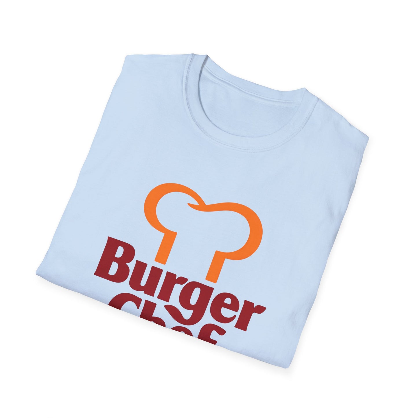 vintage defunct burger chef fast food logo tshirt