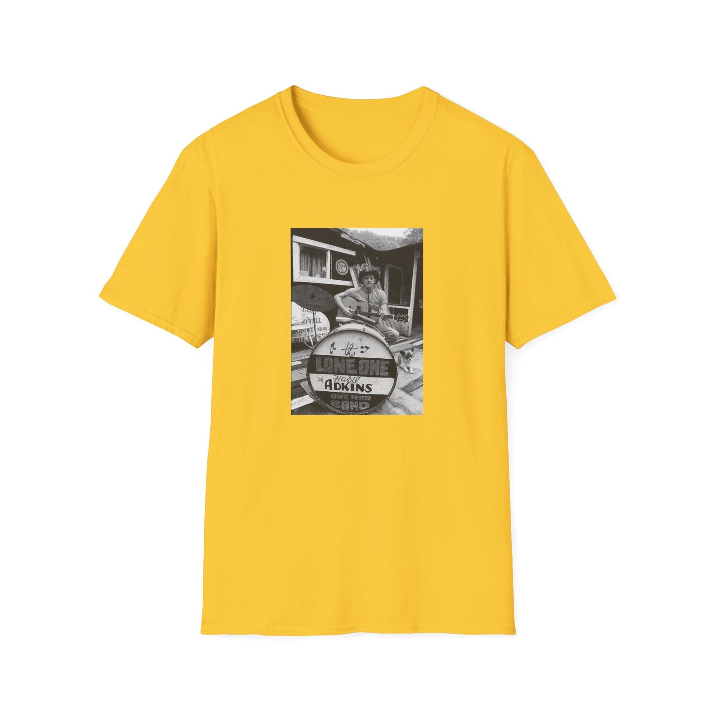 outsider rockabilly one-man band american singer songwriter hasil adkins photo tshirt