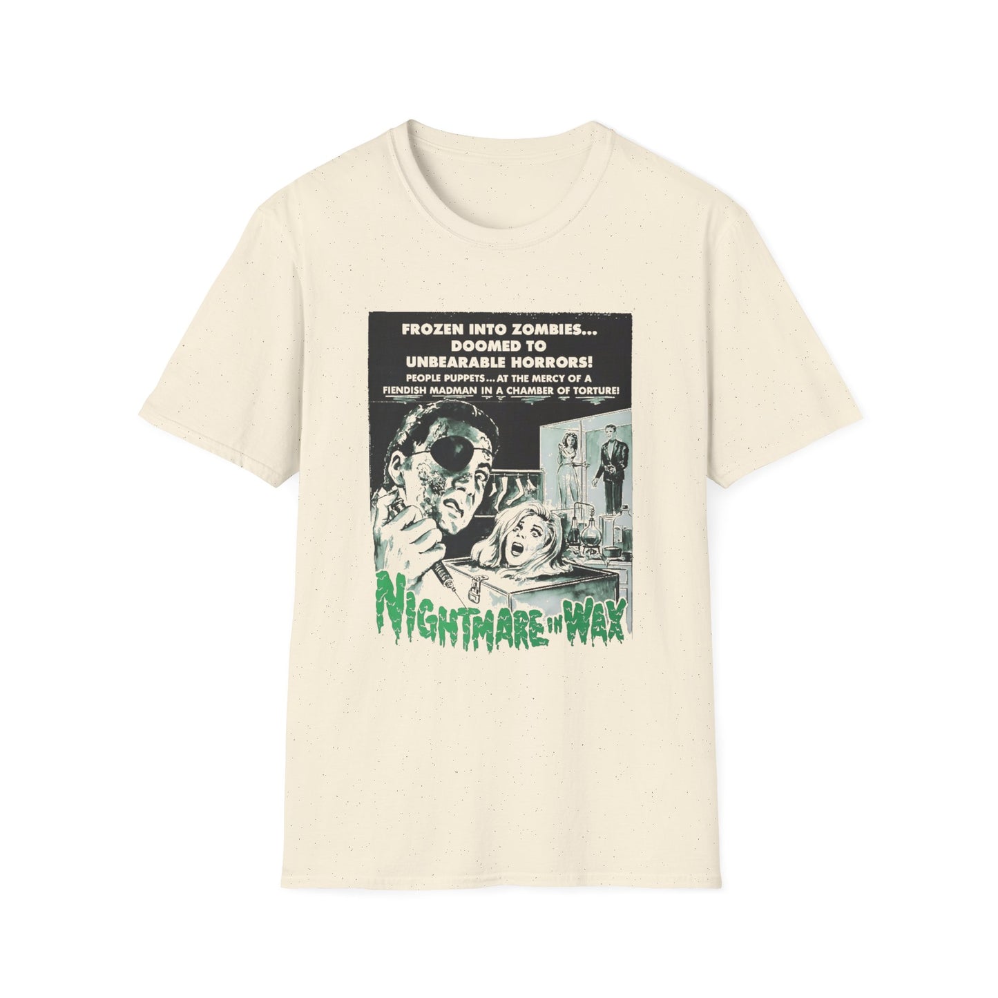 1969 nightmare in wax movie poster tshirt