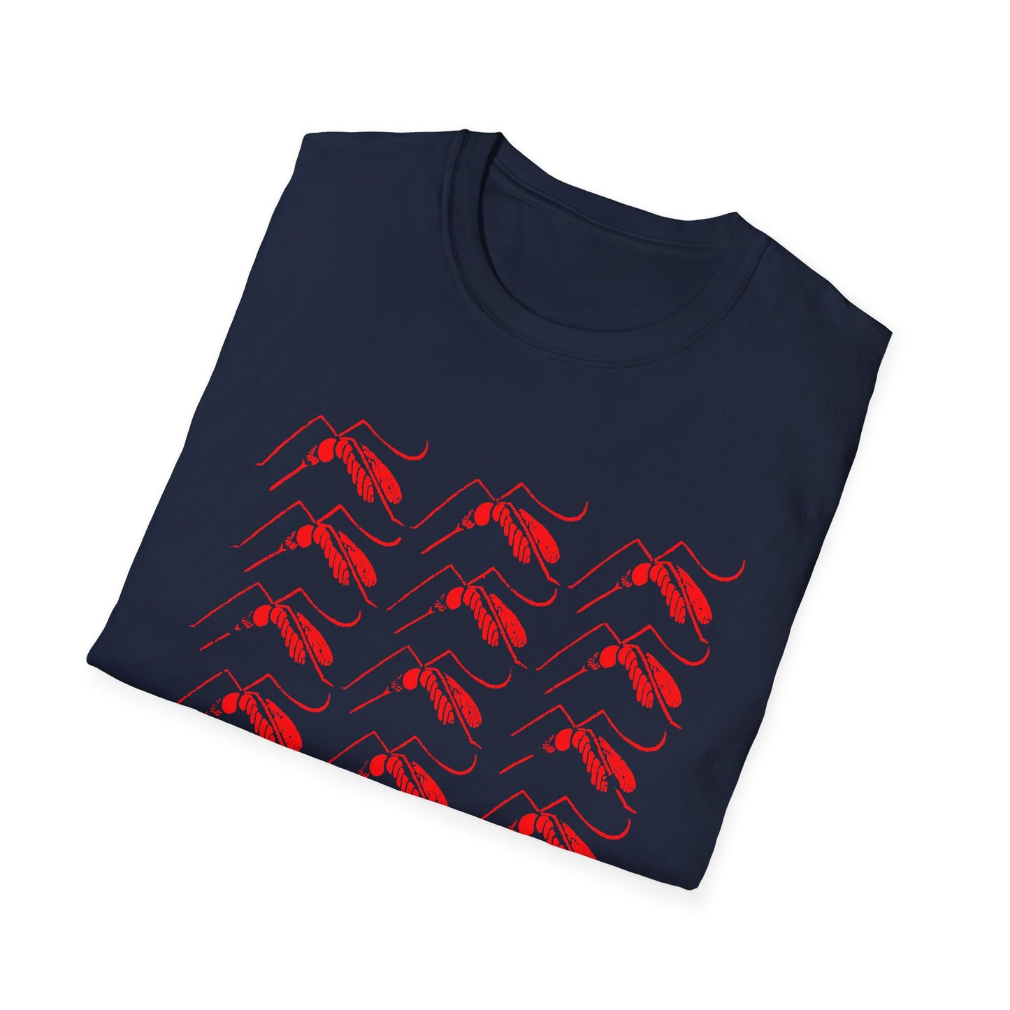 mosquito reproduction red design tshirt
