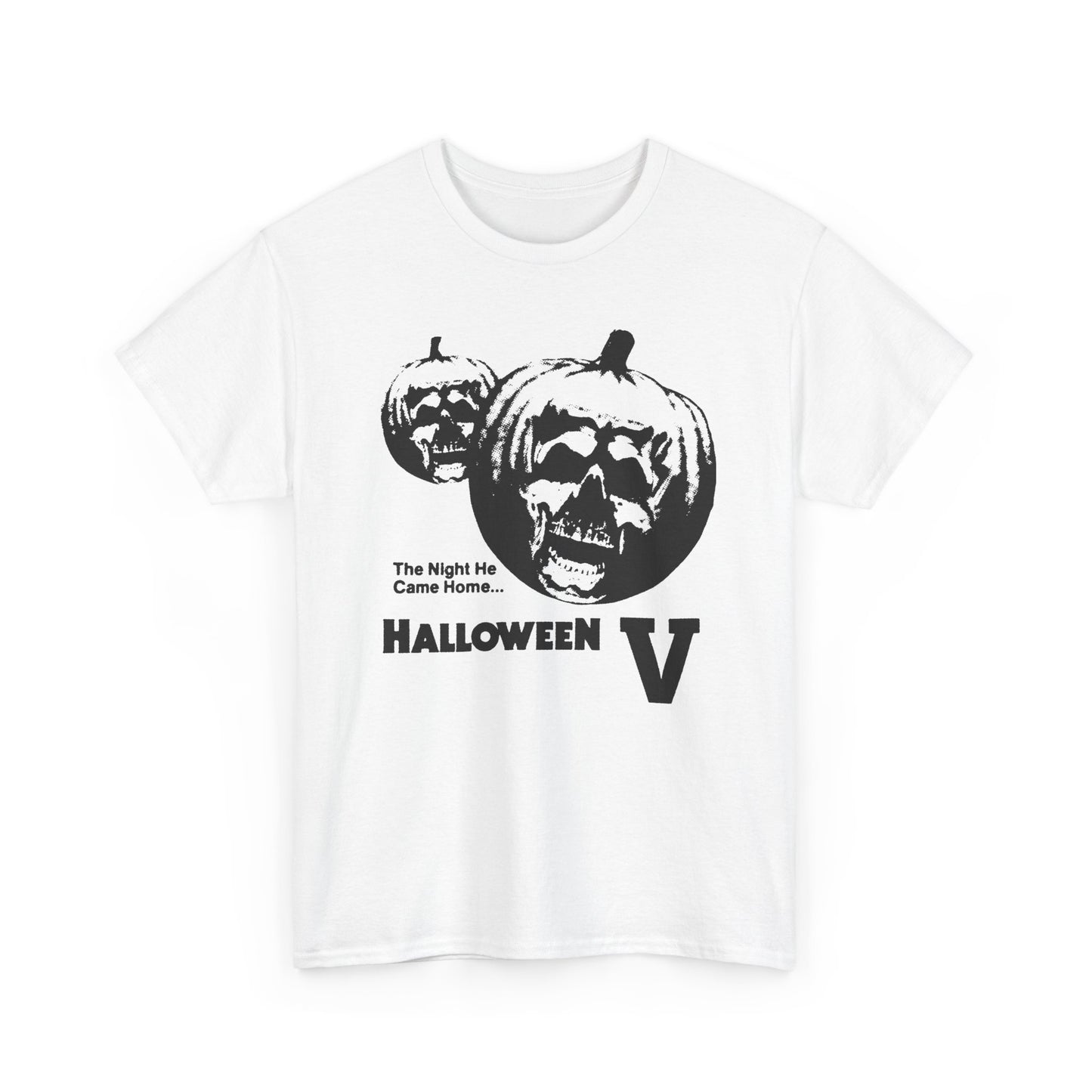 1989 newspaper advertisement for halloween v reproduction tshirt