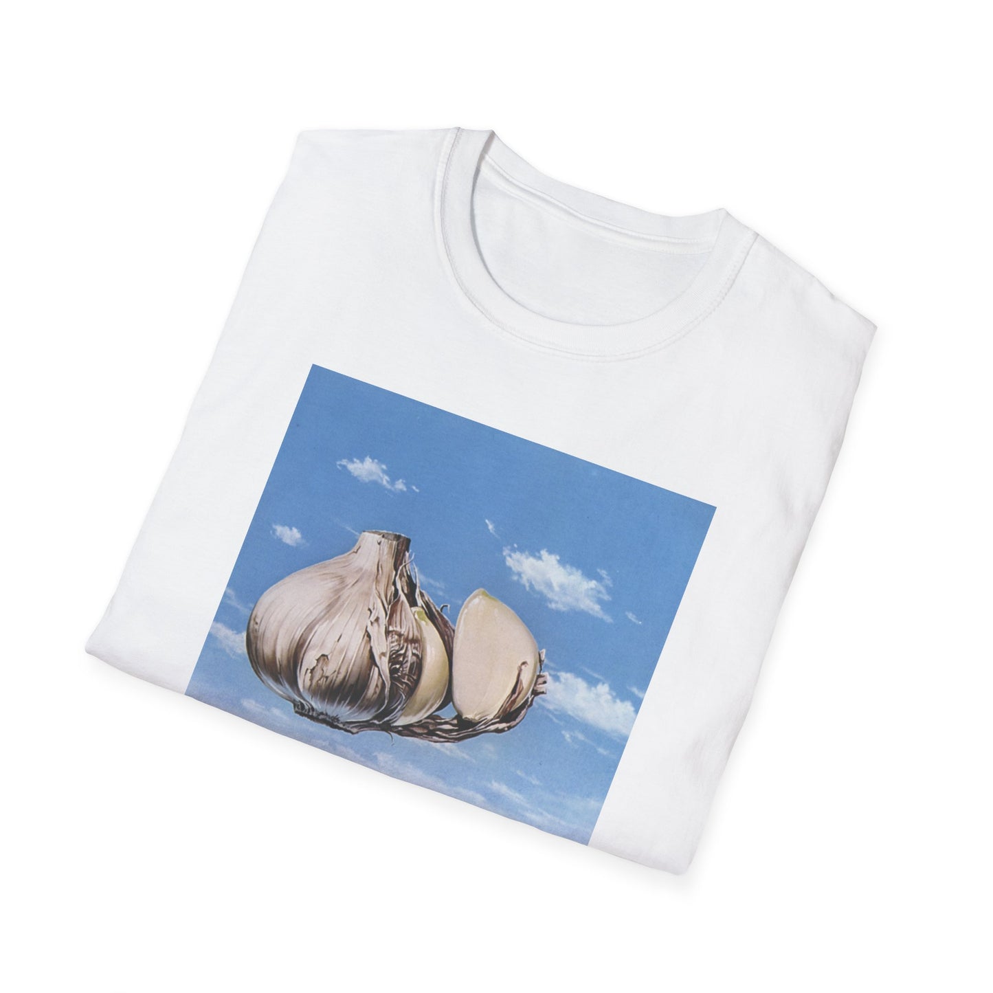 early 70s kazuo haba garlic painting tshirt