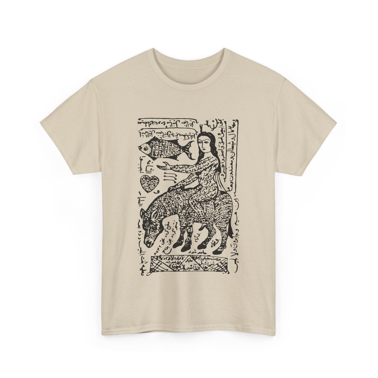 1800s persian witch talisman brass amulet love spell tshirt