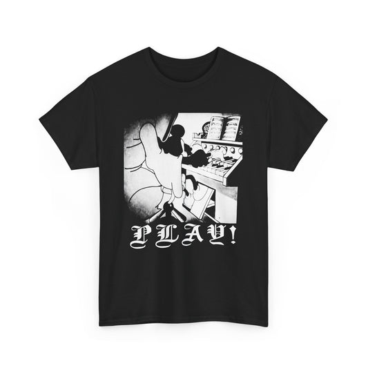 1929 mickey mouse the haunted house grim reaper play! tshirt