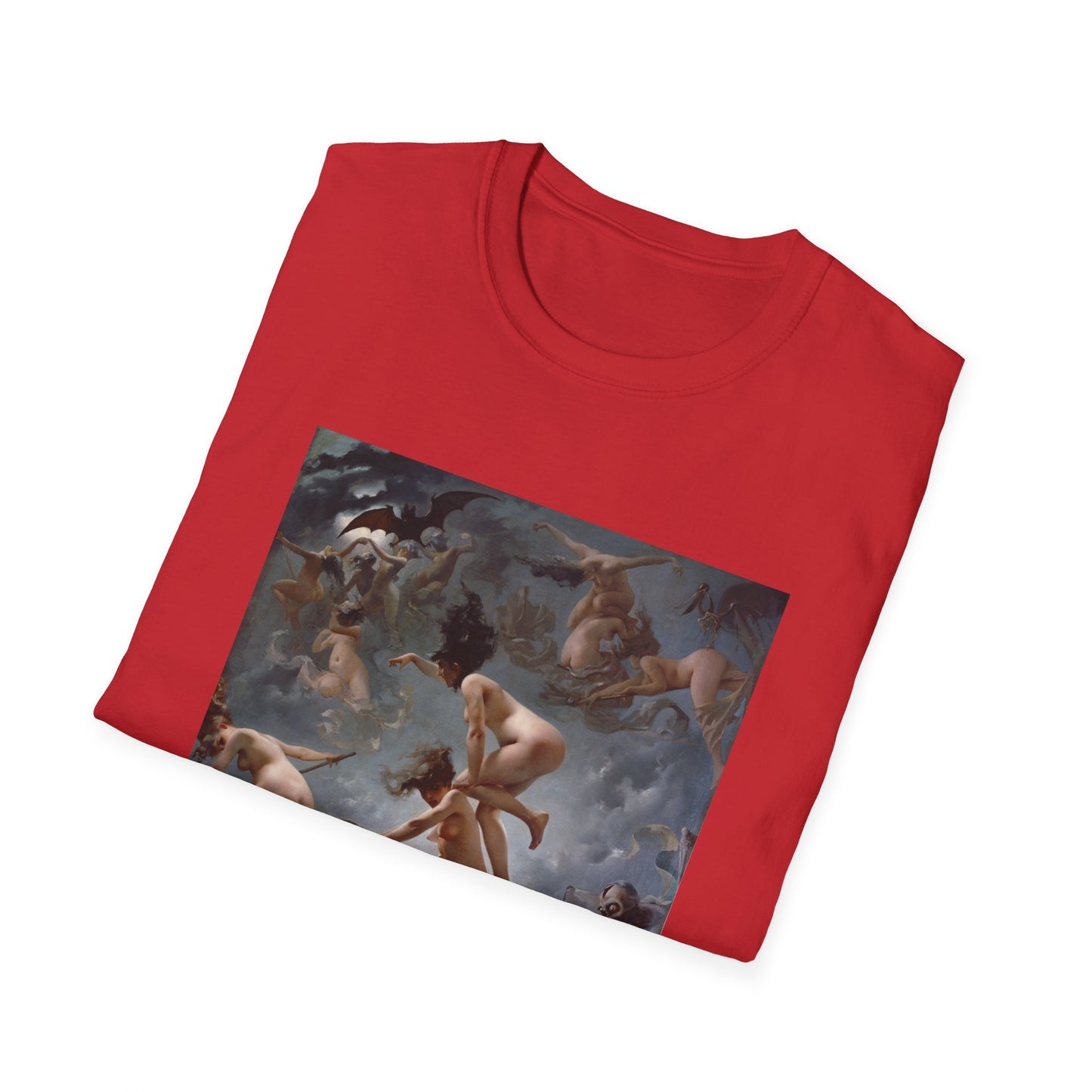1878 painting witches going to their sabbath by luis ricardo falero tshirt