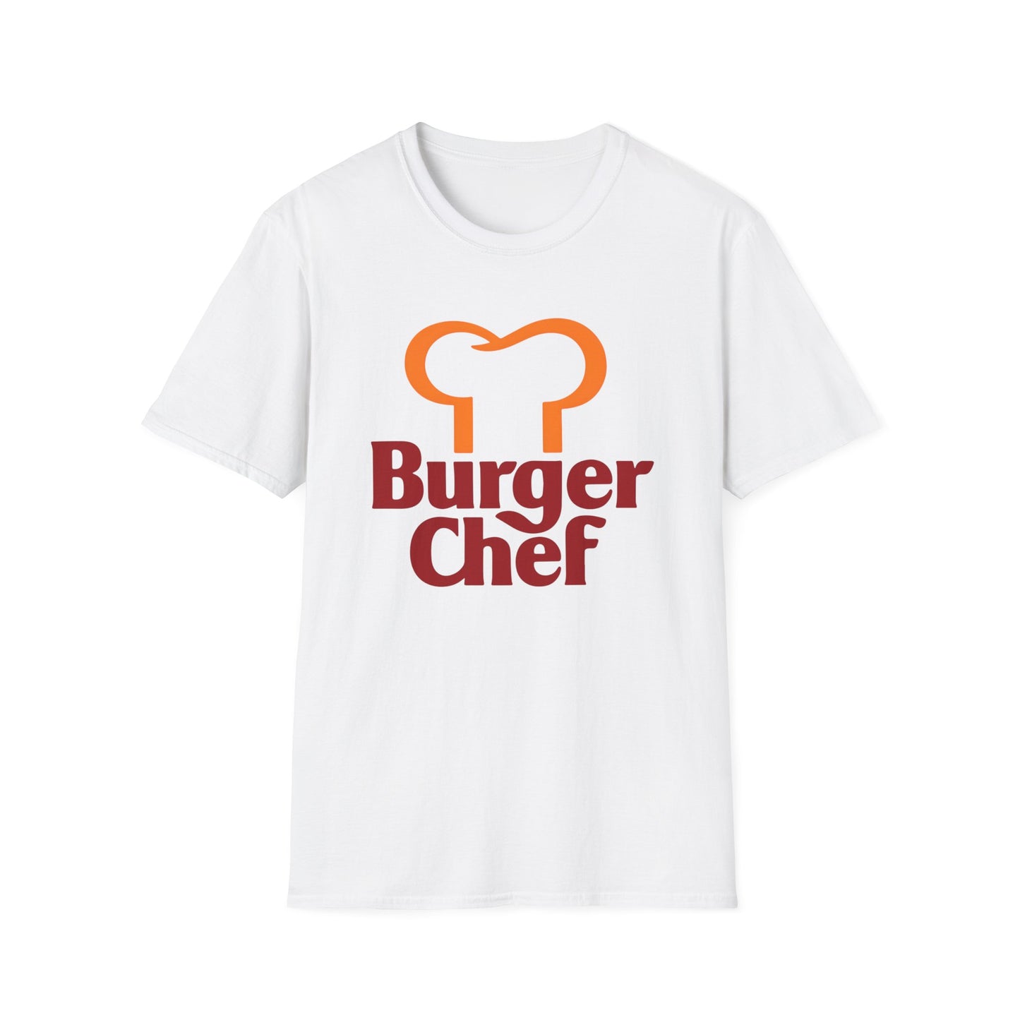 vintage defunct burger chef fast food logo tshirt