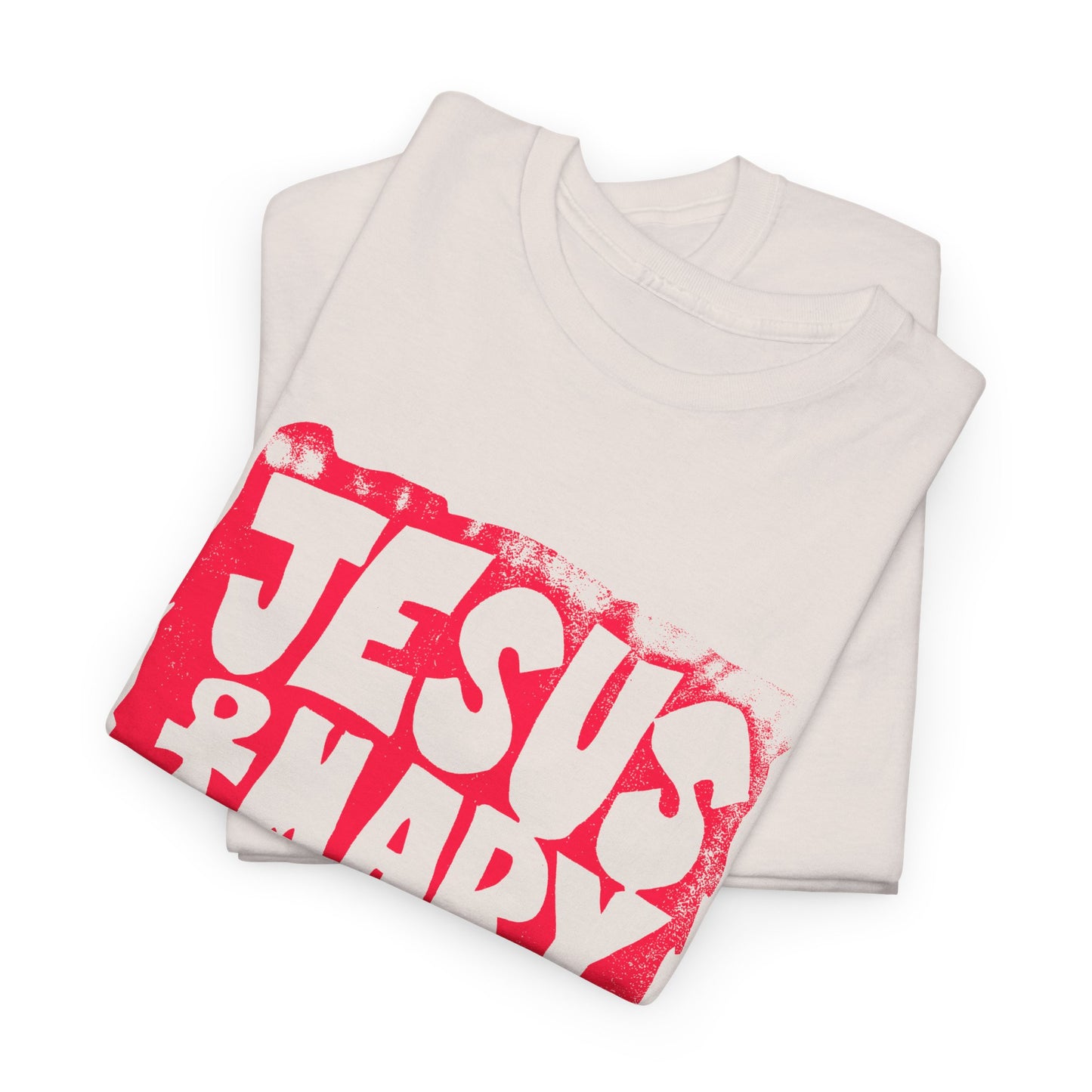 vintage jesus and mary chain rain feels like honey reproduction in red tshirt