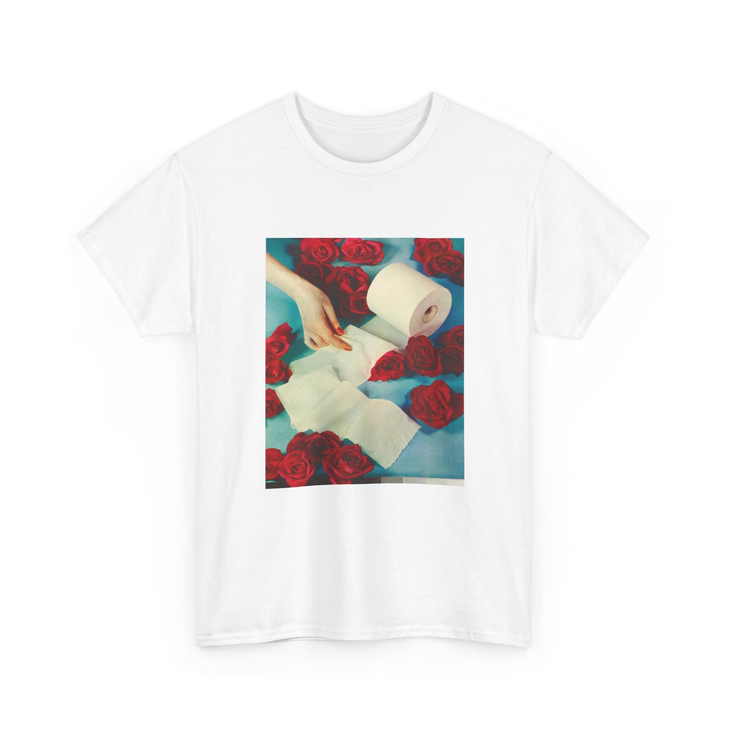 1938 color carbro toilet paper advertisement by paul outerbridge jr. tshirt