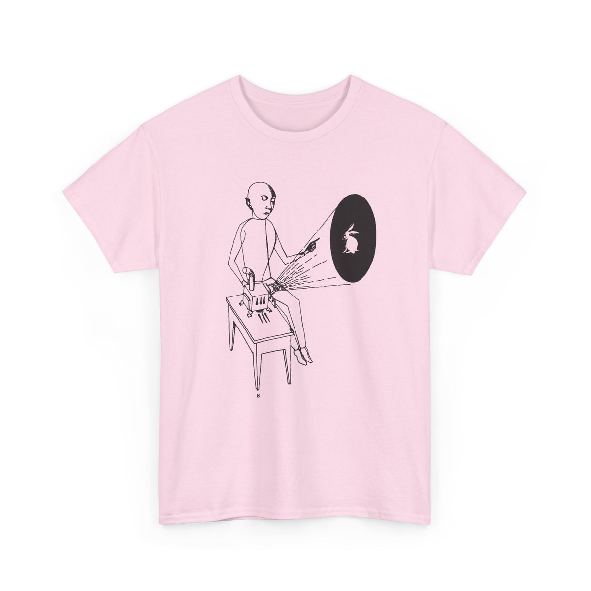 1927 laterna magica ink illustration by gottfried brockmann tshirt