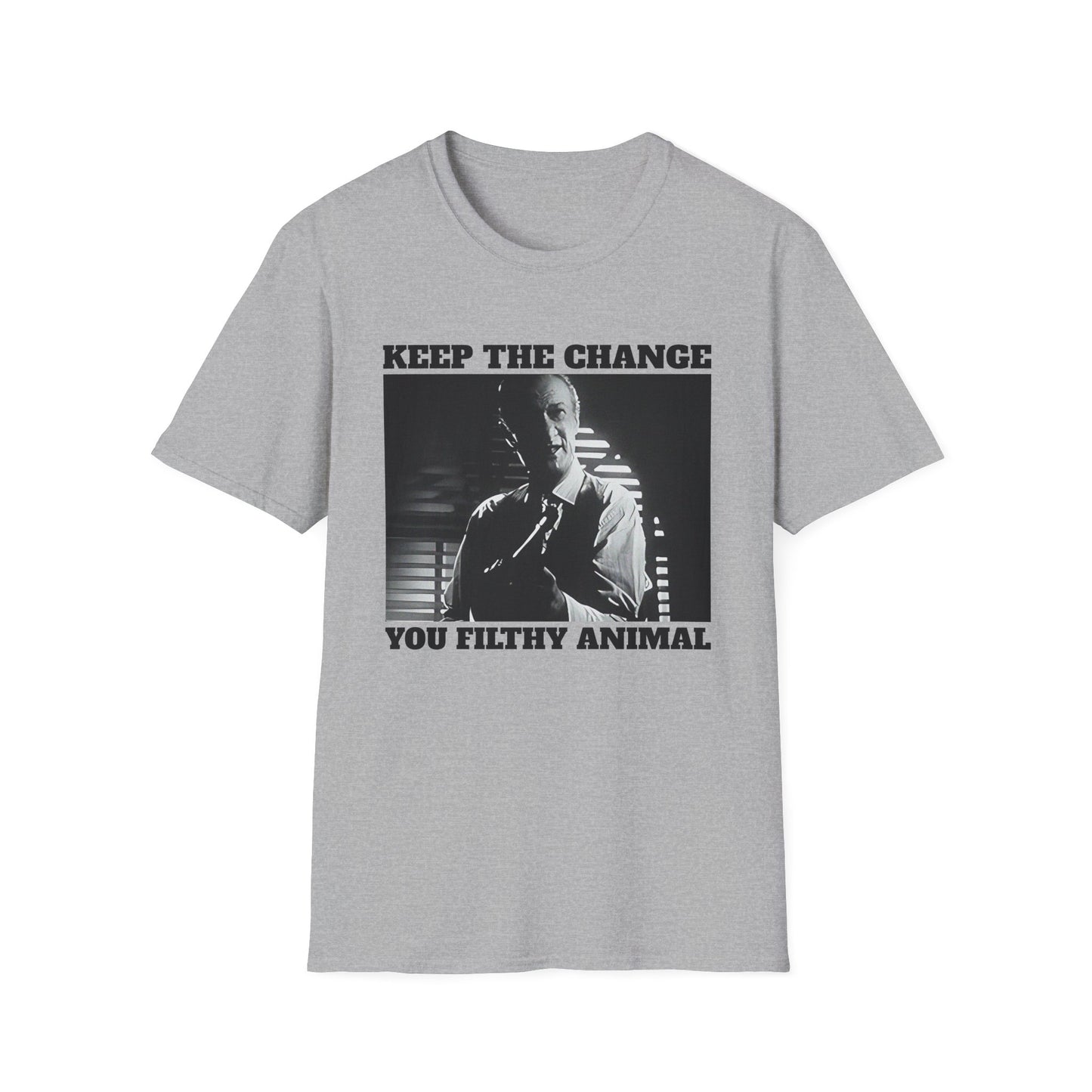 home alone gangster movie keep the change you filthy animal christmas colors tshirt