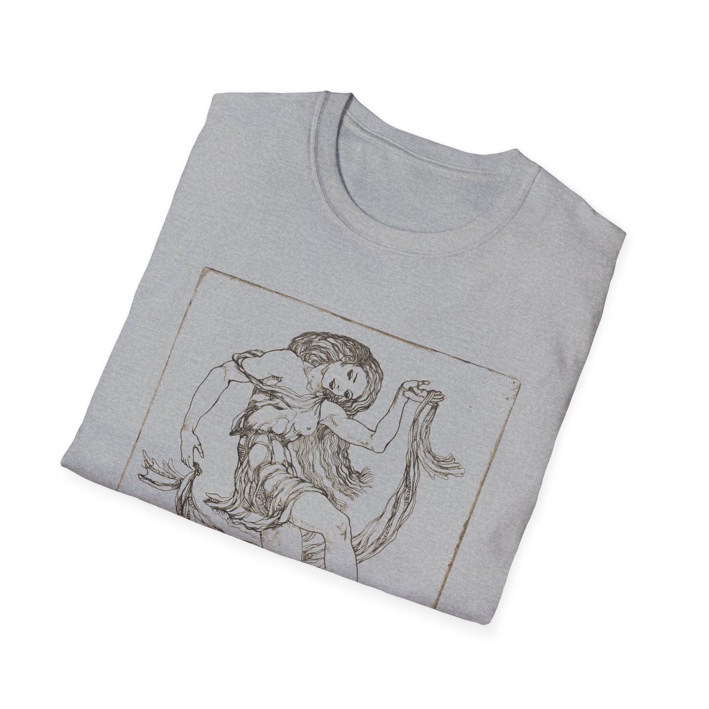 1934 etching legato by  cleo damianakes tshirt