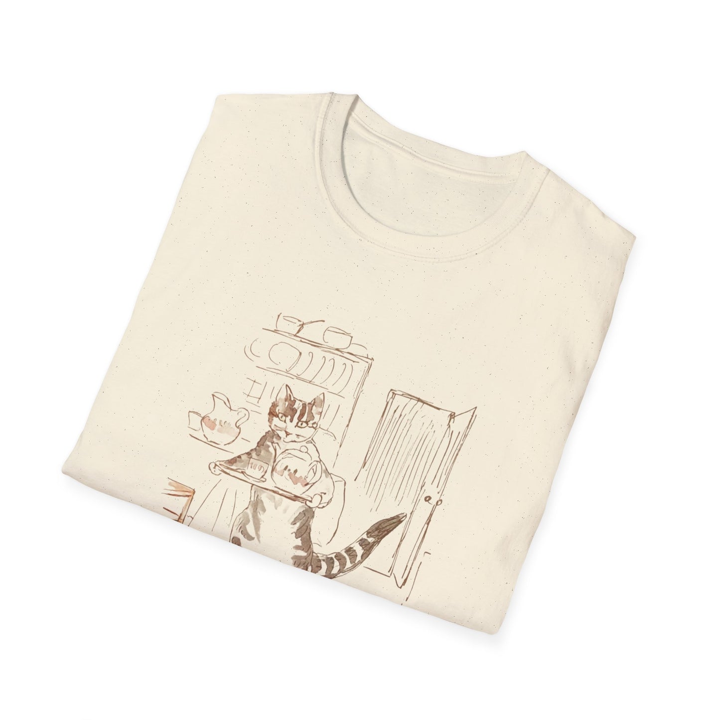 1906 beatrix potter illustration for the sly old cat tshirt