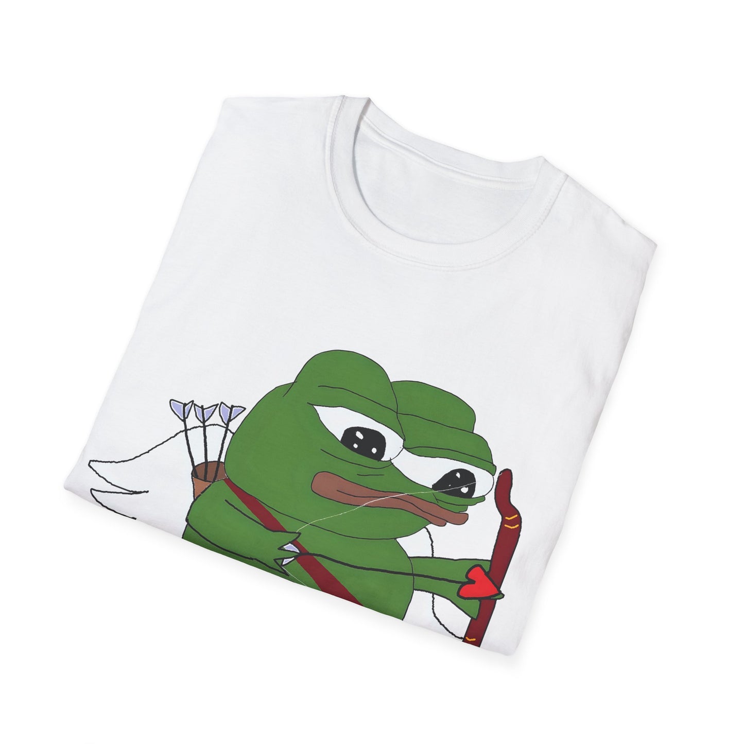 cupid pepe valentine's day tshirt