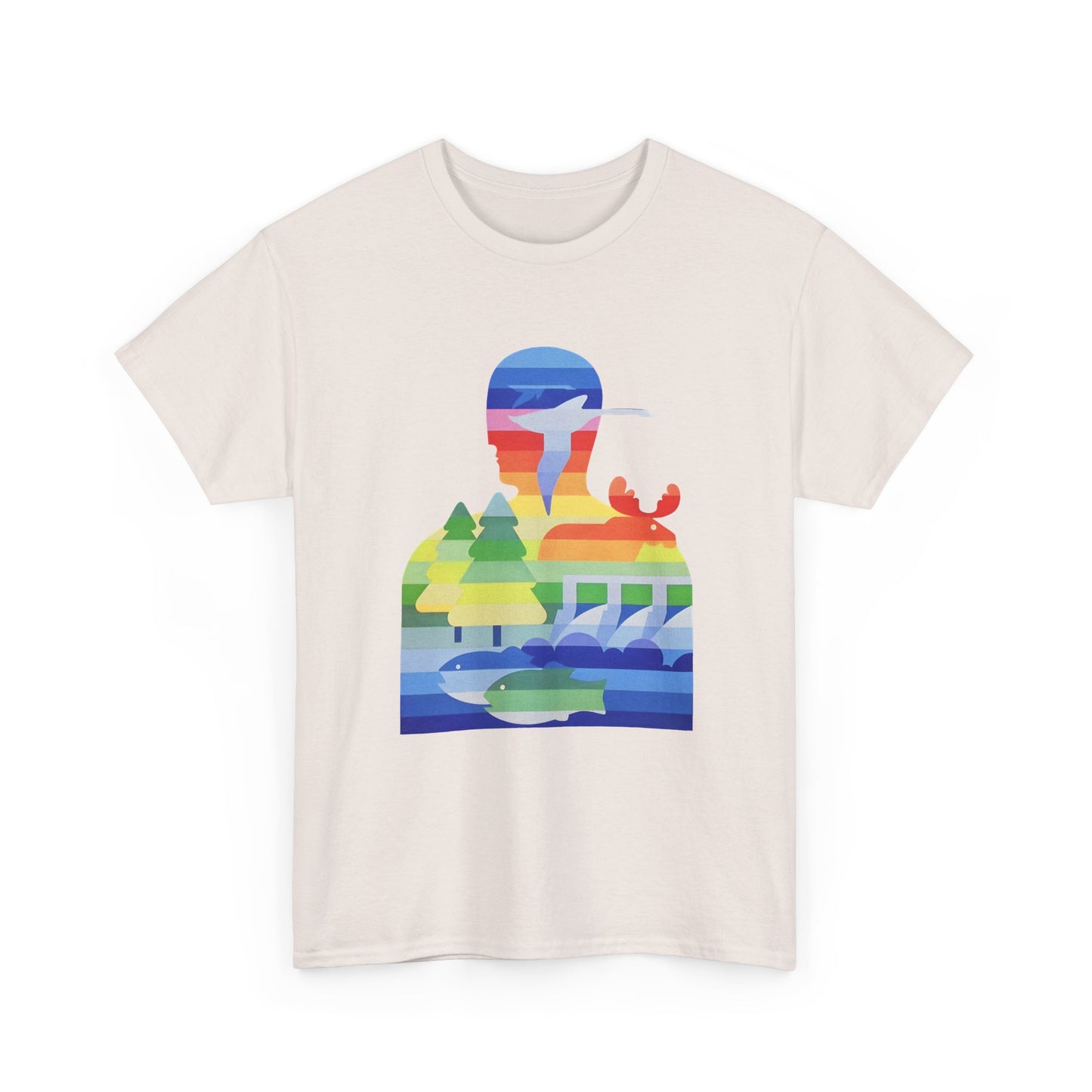 1970s environment and climate change canada graphic reproduction tshirt