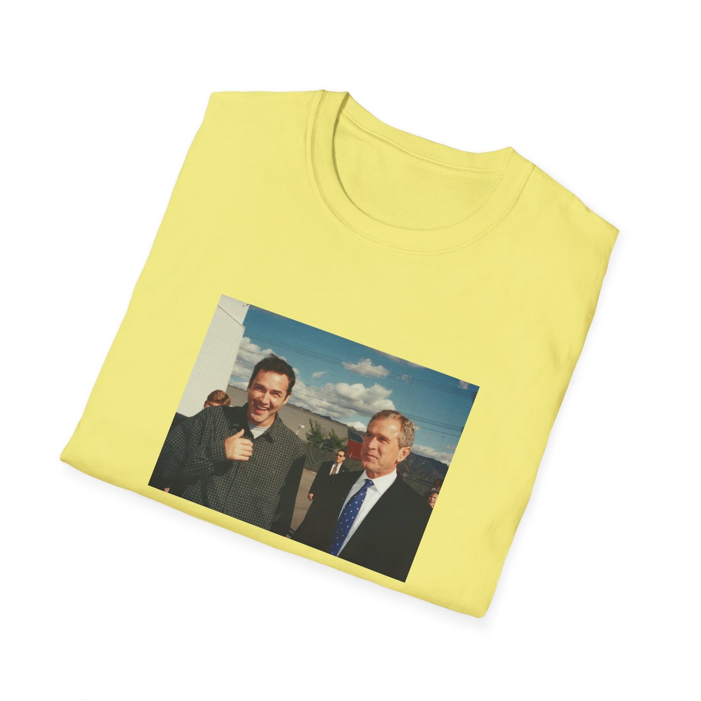 norm macdonald and george bush jr. tshirt