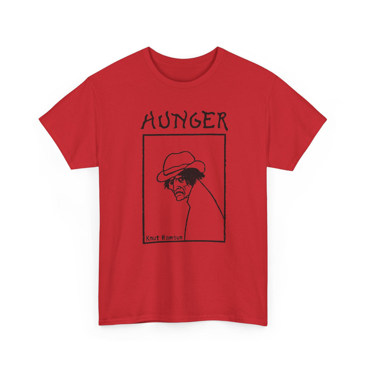 1890 hunger by knut hamsun book cover tshirt