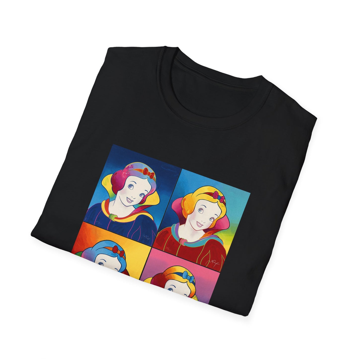 1996 psychedelic snow white pop culture art by peter max tshirt