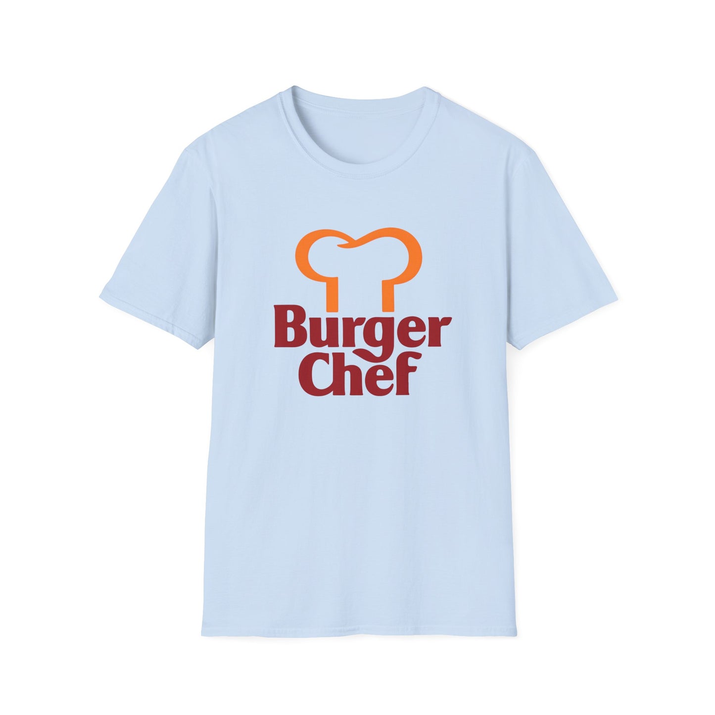 vintage defunct burger chef fast food logo tshirt