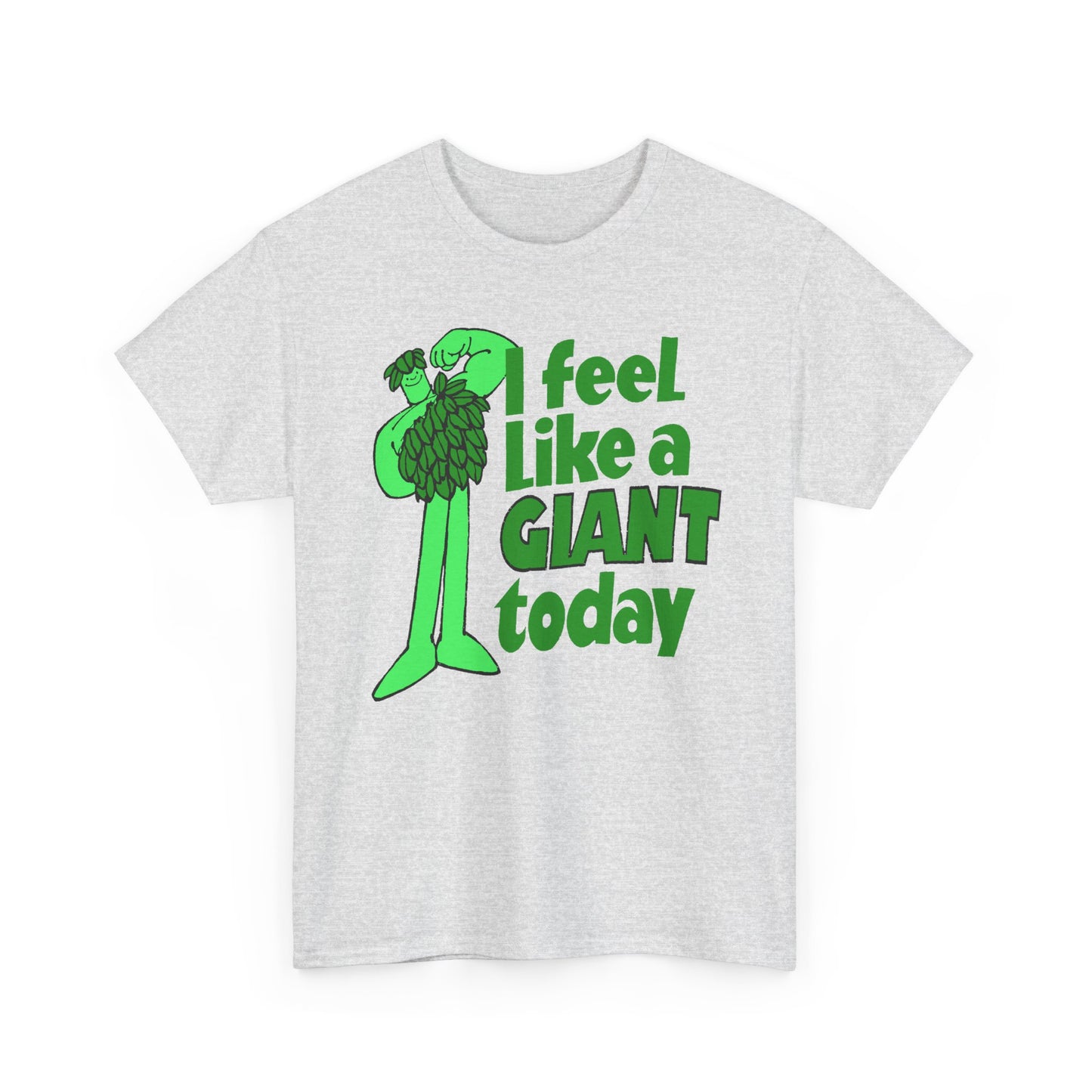 vintage green giant i feel like a giant today tshirt