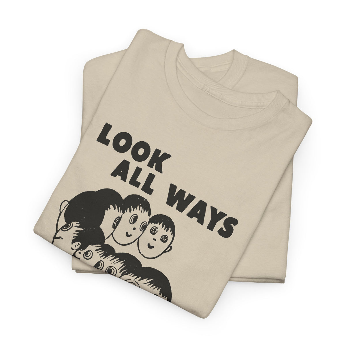 1961 daily tribune wisconsin rapids newspaper look all ways before crossing safety illustration tshirt