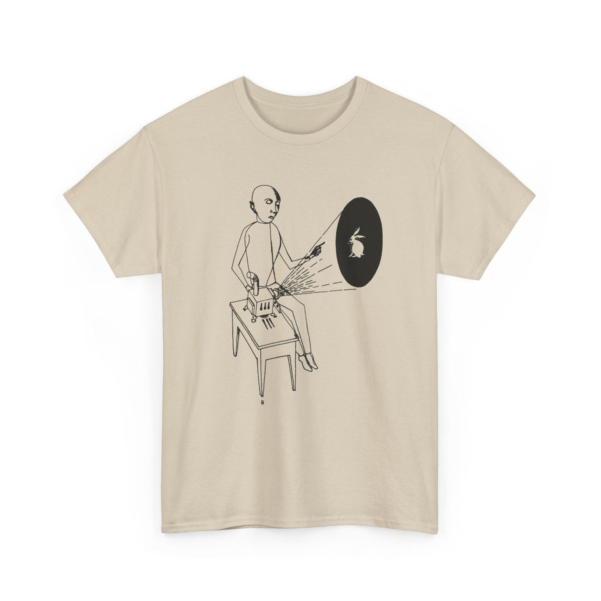 1927 laterna magica ink illustration by gottfried brockmann tshirt