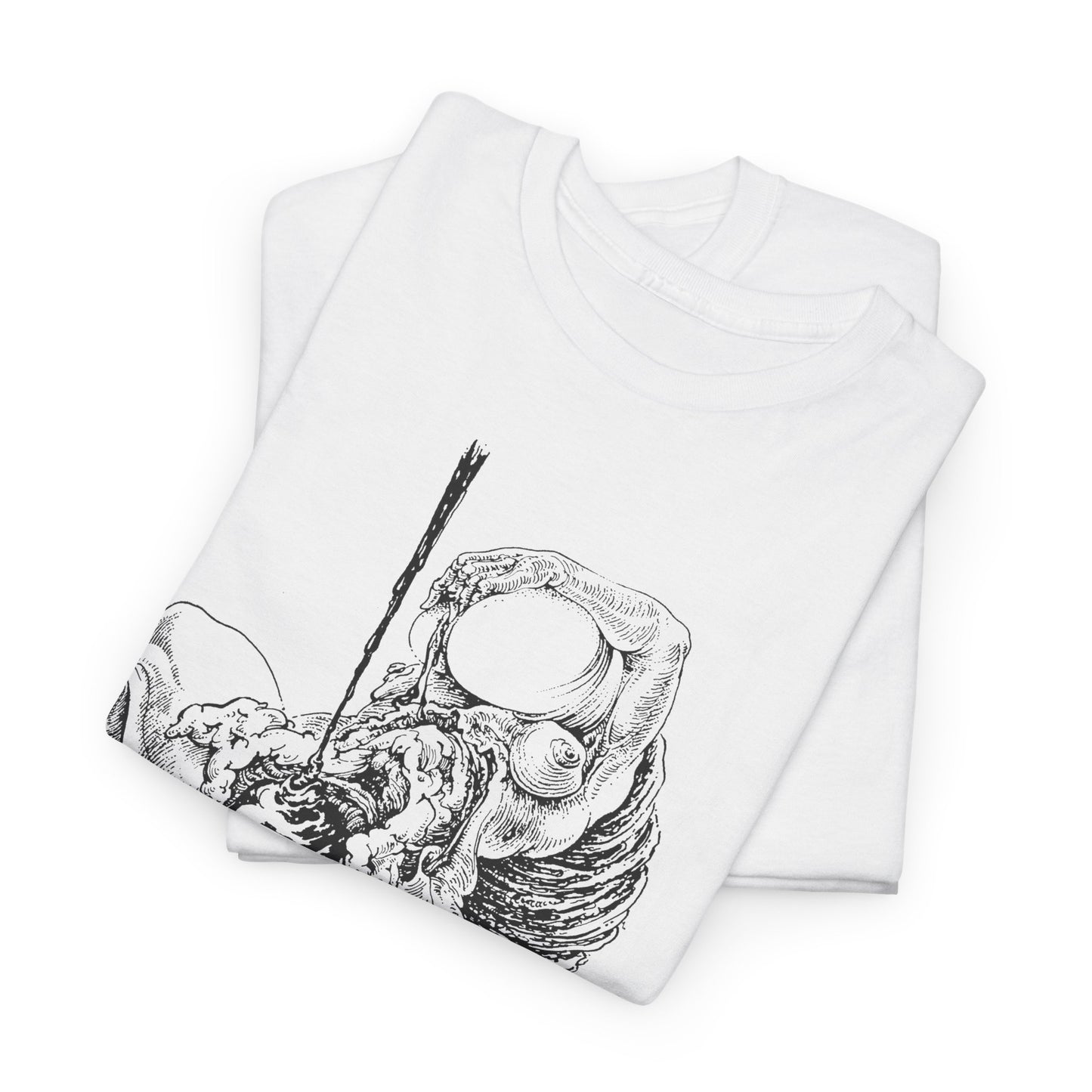 sibylle ruppert drawing from 1975 german avant garde journal tshirt