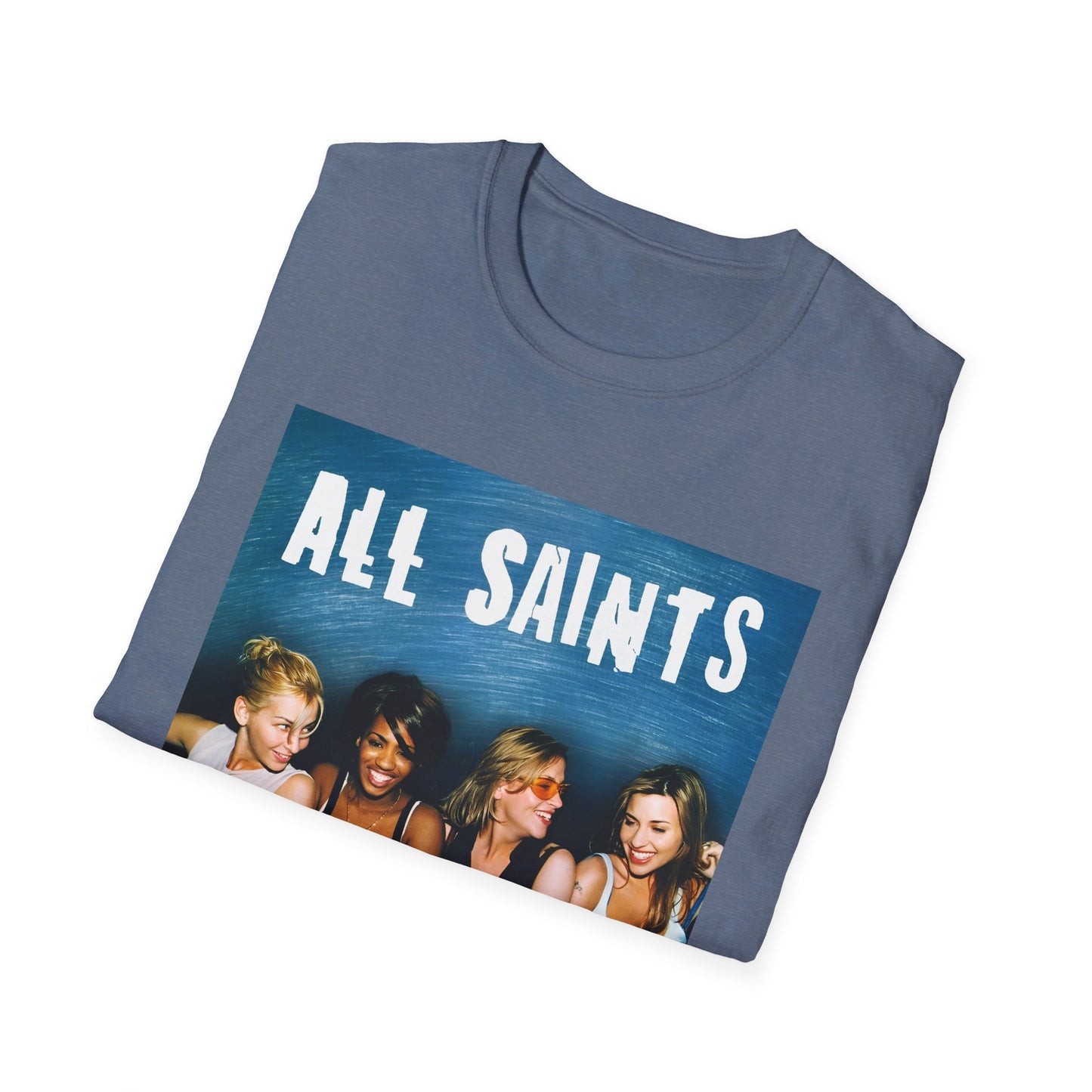 all saints on a couch on a tshirt