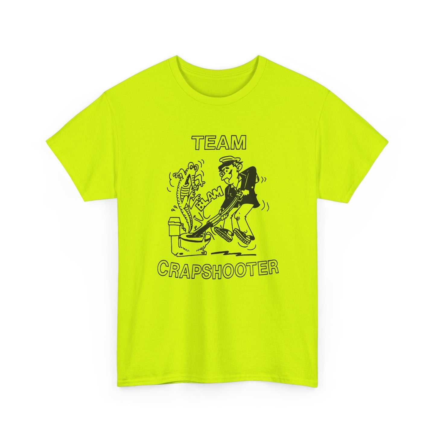 1980s team crapshooter reproduction tshirt