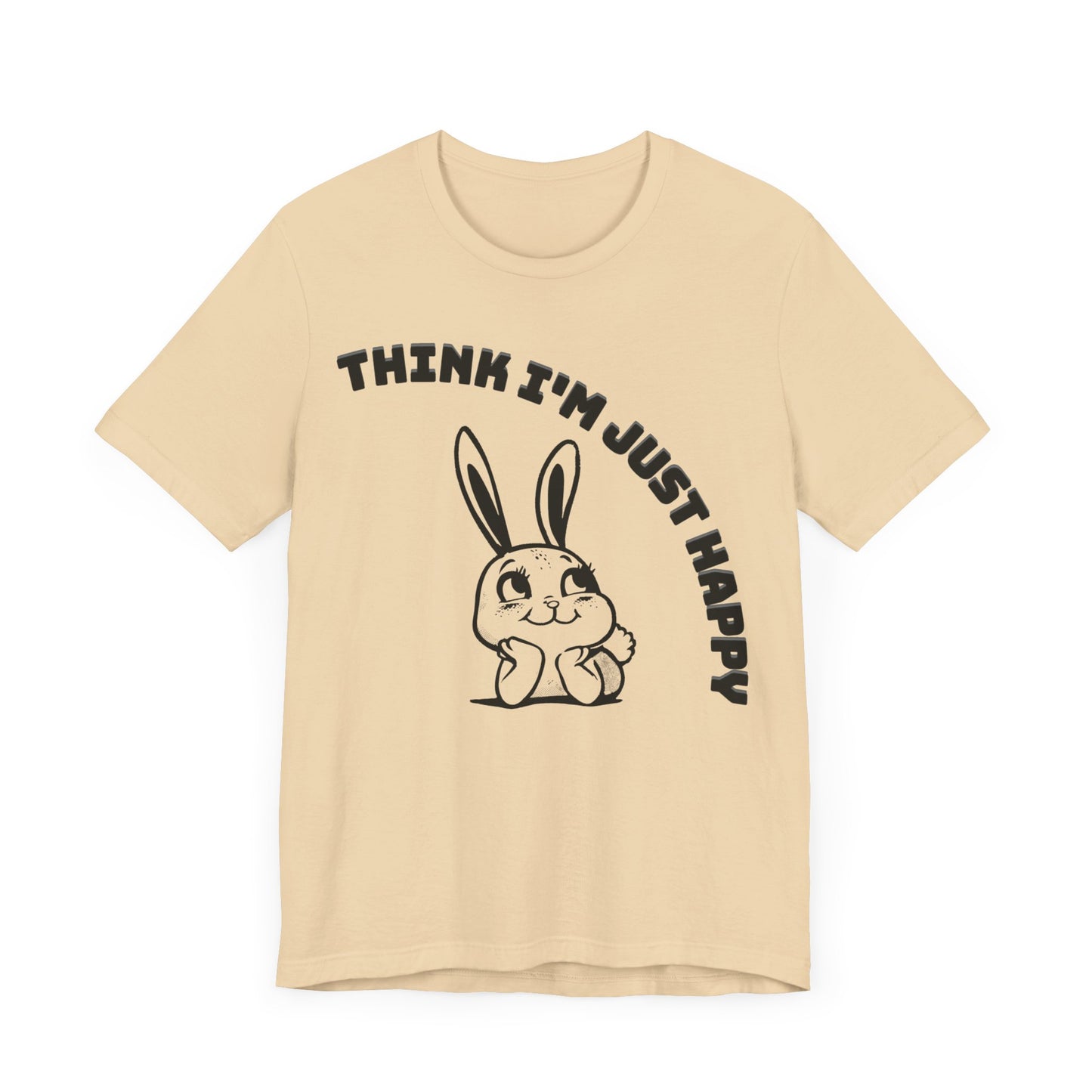 think I'm just happy nirvana song lyrics tshirt