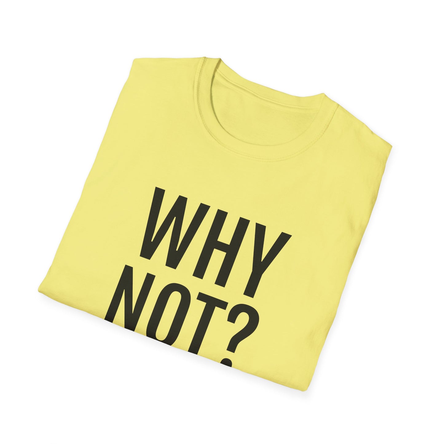 why not? tshirt