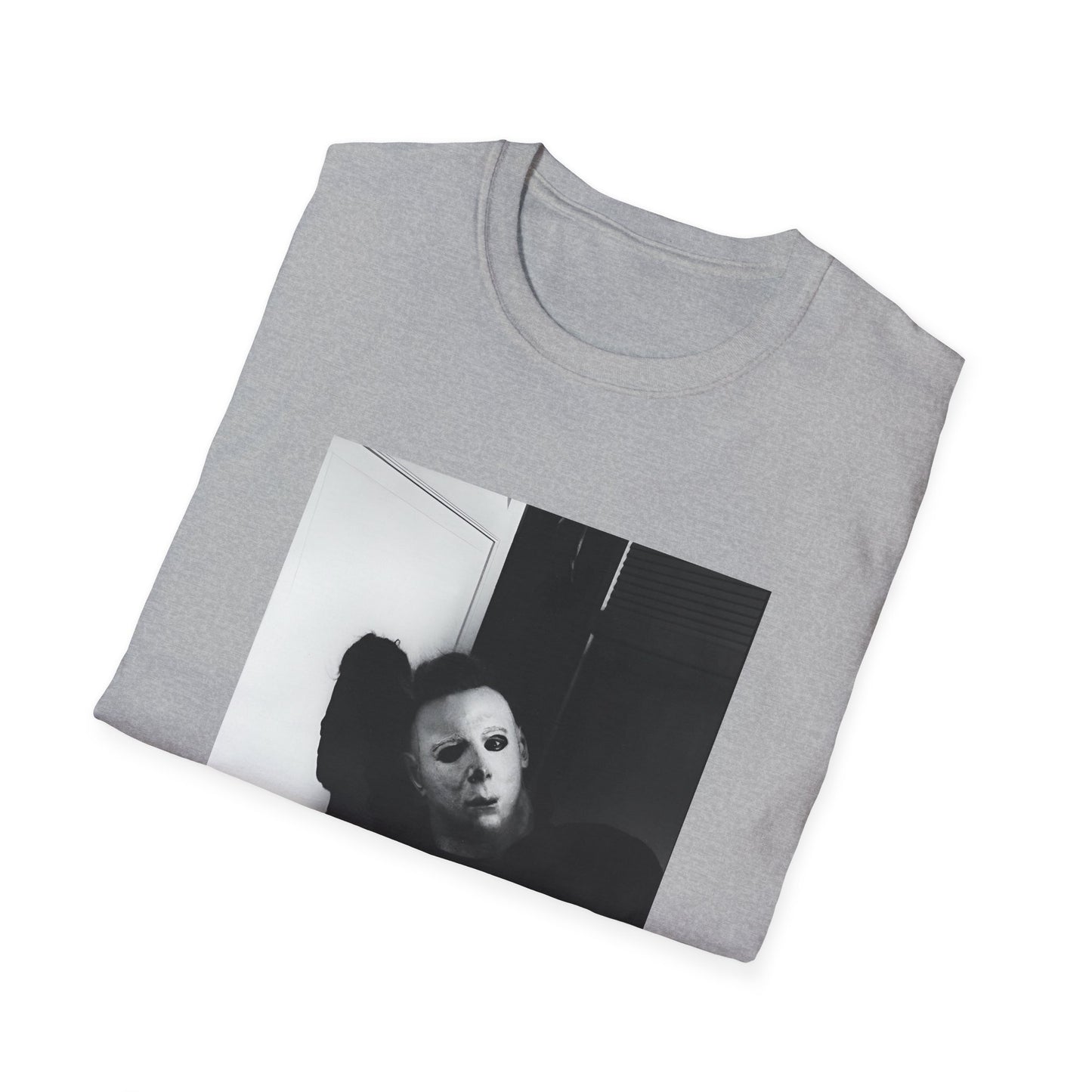 halloween 1978 michael myers on set drinking dr pepper back scene tshirt