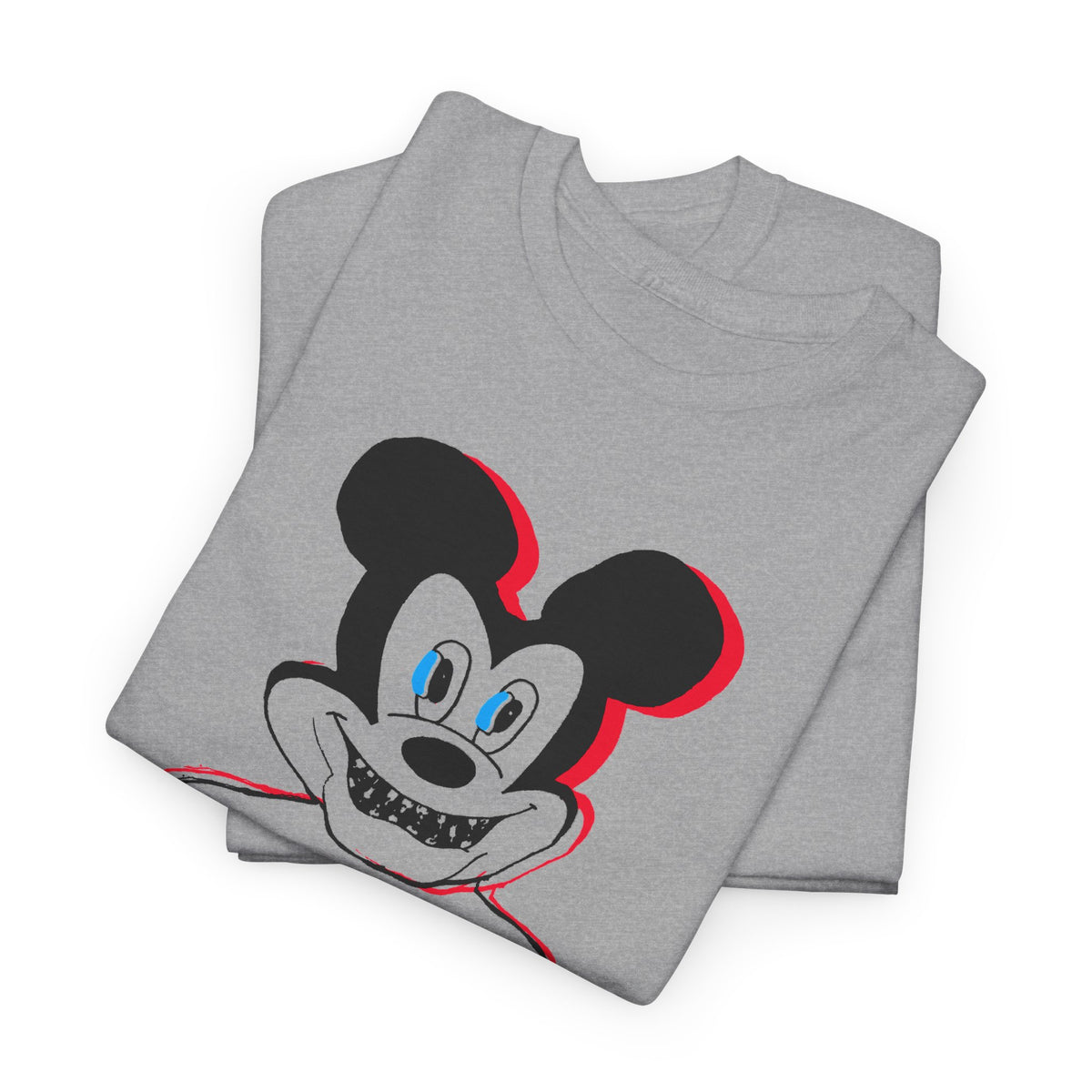 1960s british underground magazine peace sign mouse fan art edit with color tshirt