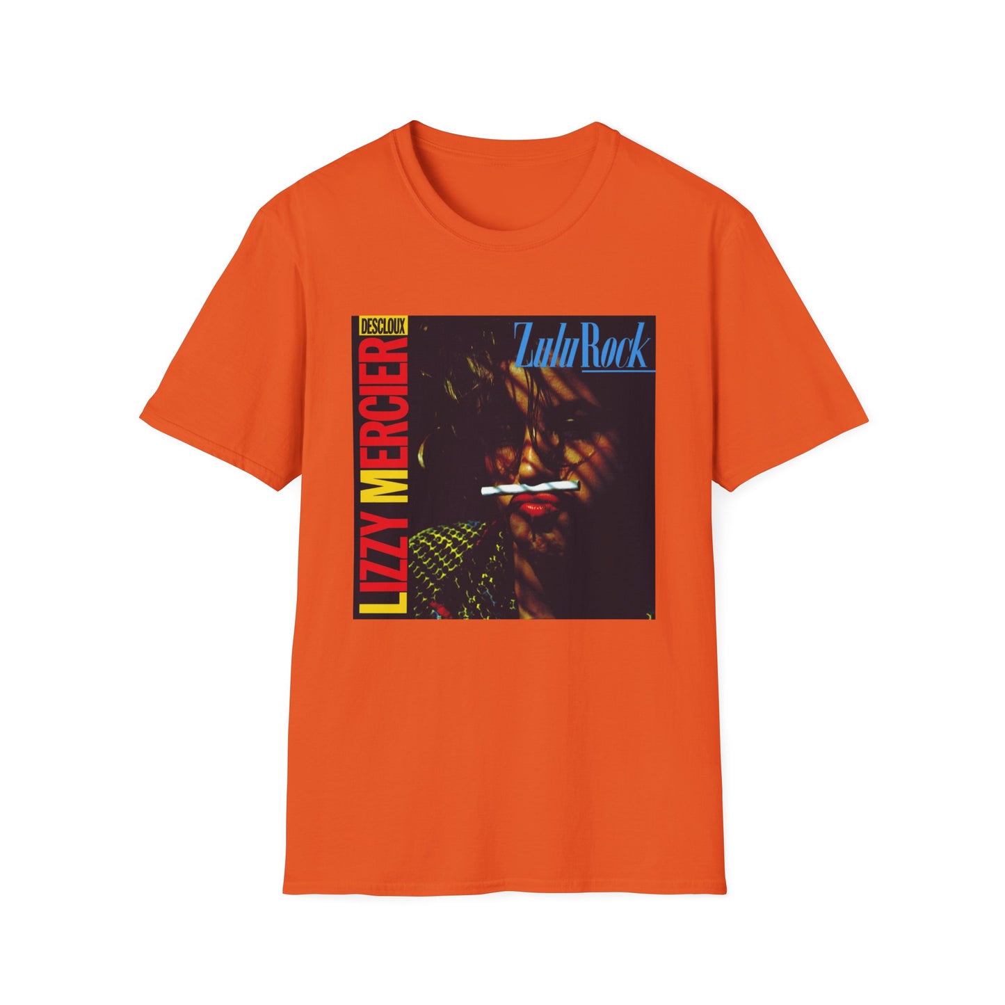 lizzy mercier descloux 1984 zulu rock album cover tshirt