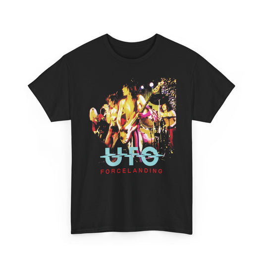 1975 british rock band UFO custom edit tshirt