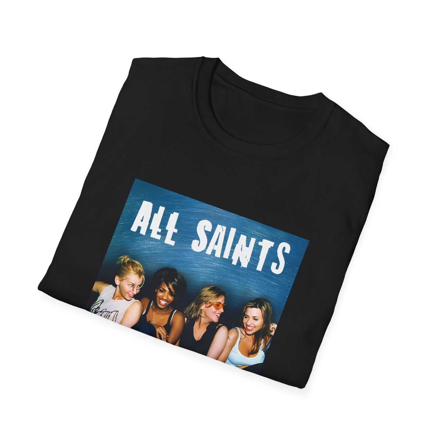 all saints on a couch on a tshirt