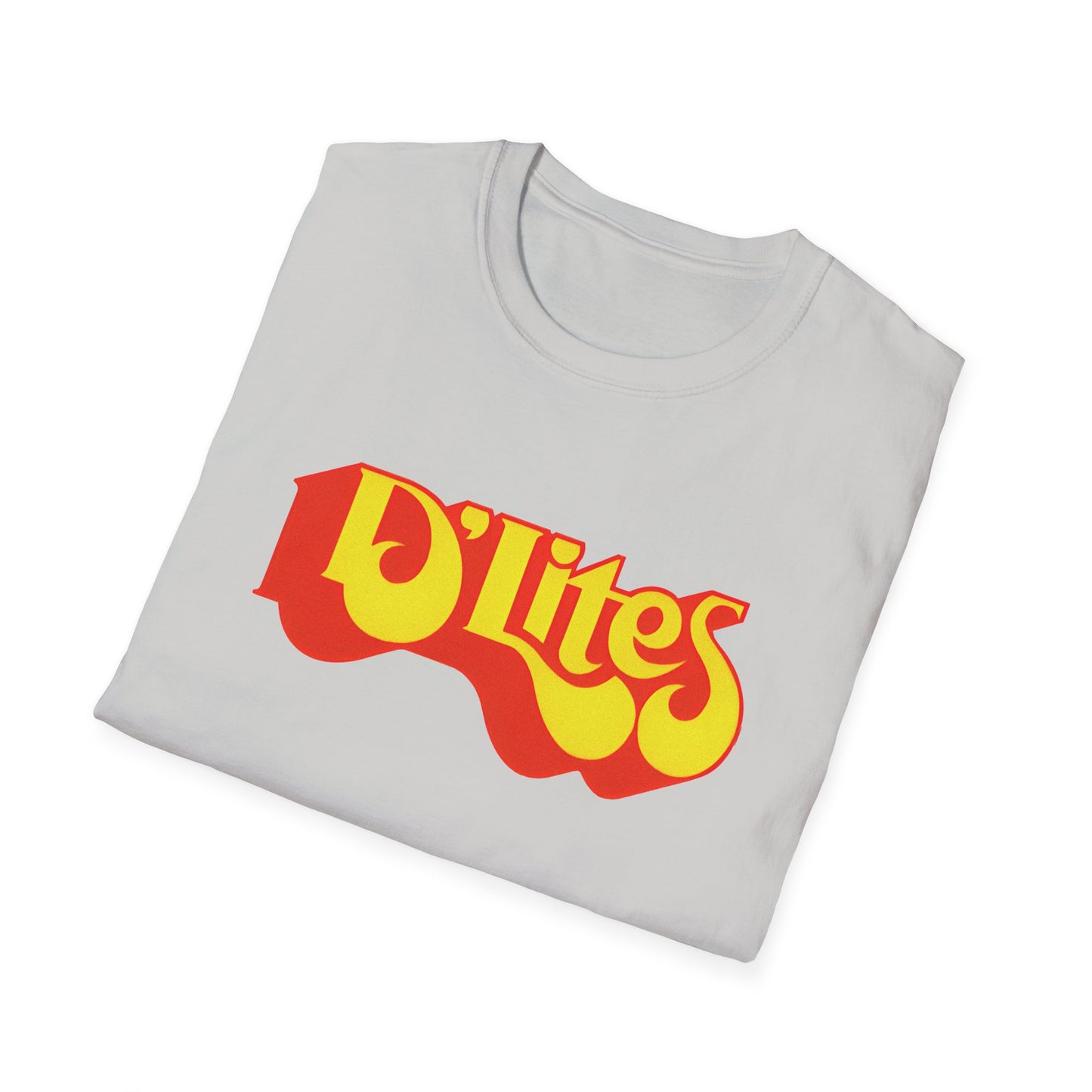 vintage defunct d lites healthy fast food logo tshirt