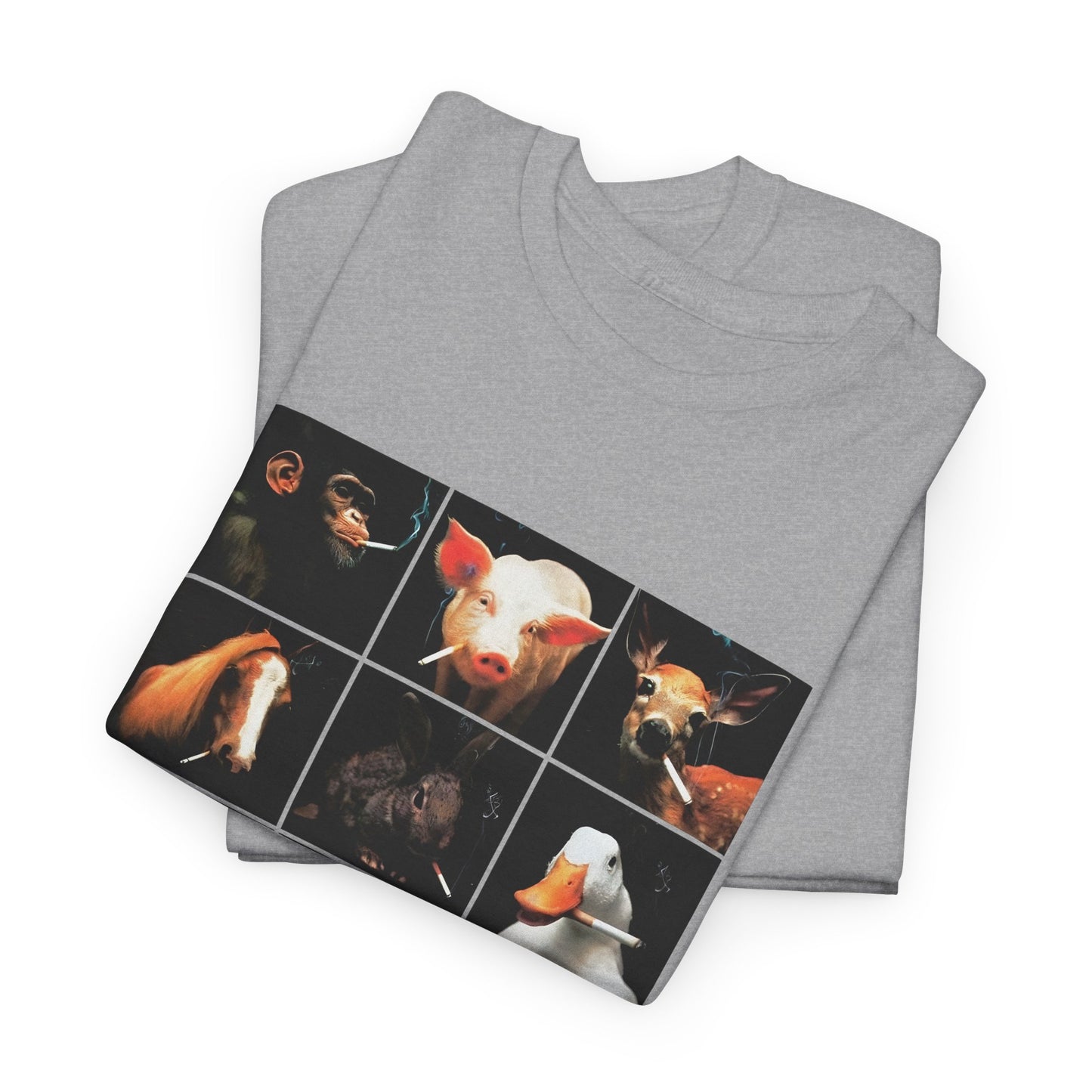 1990s anti smoking campaign poster it looks just as stupid when you do it no words reproduction tshirt