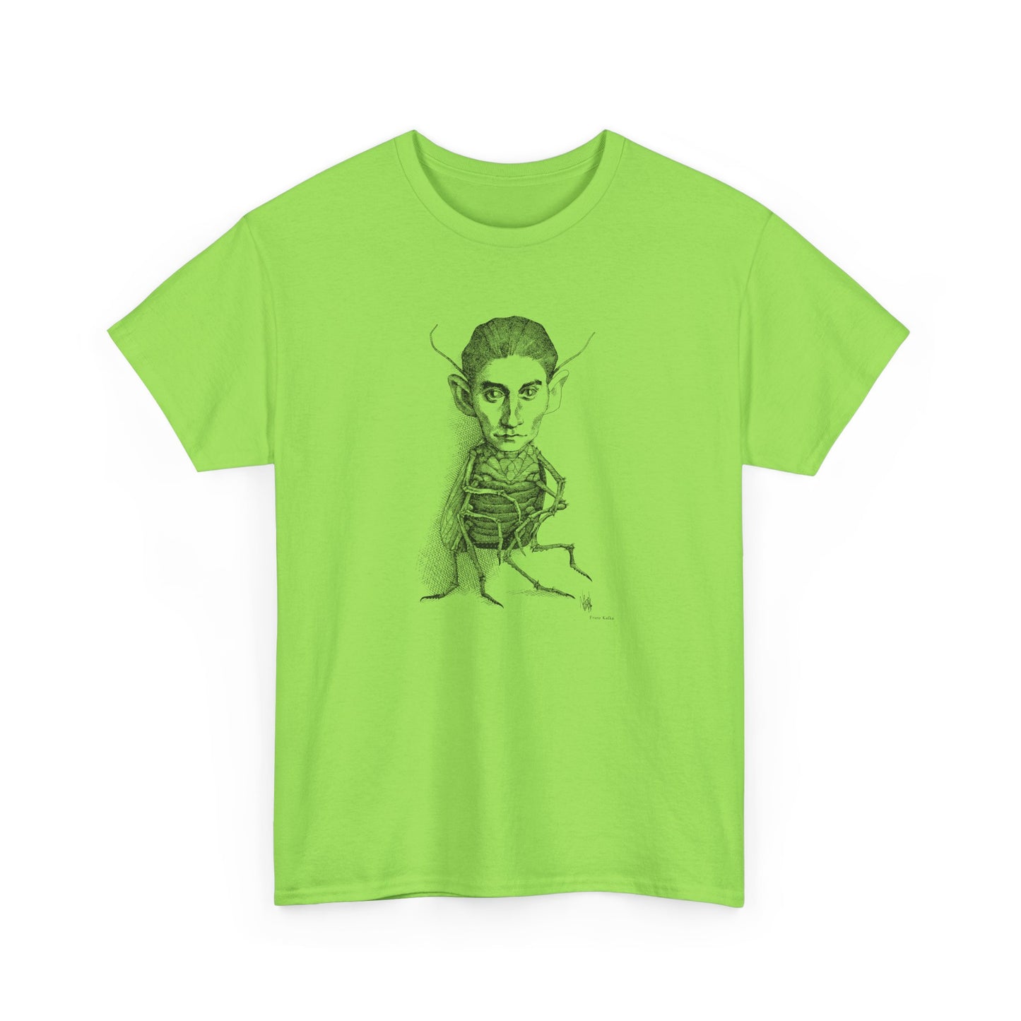 1970s drawing of franz kafka by rogelio naranjo tshirt