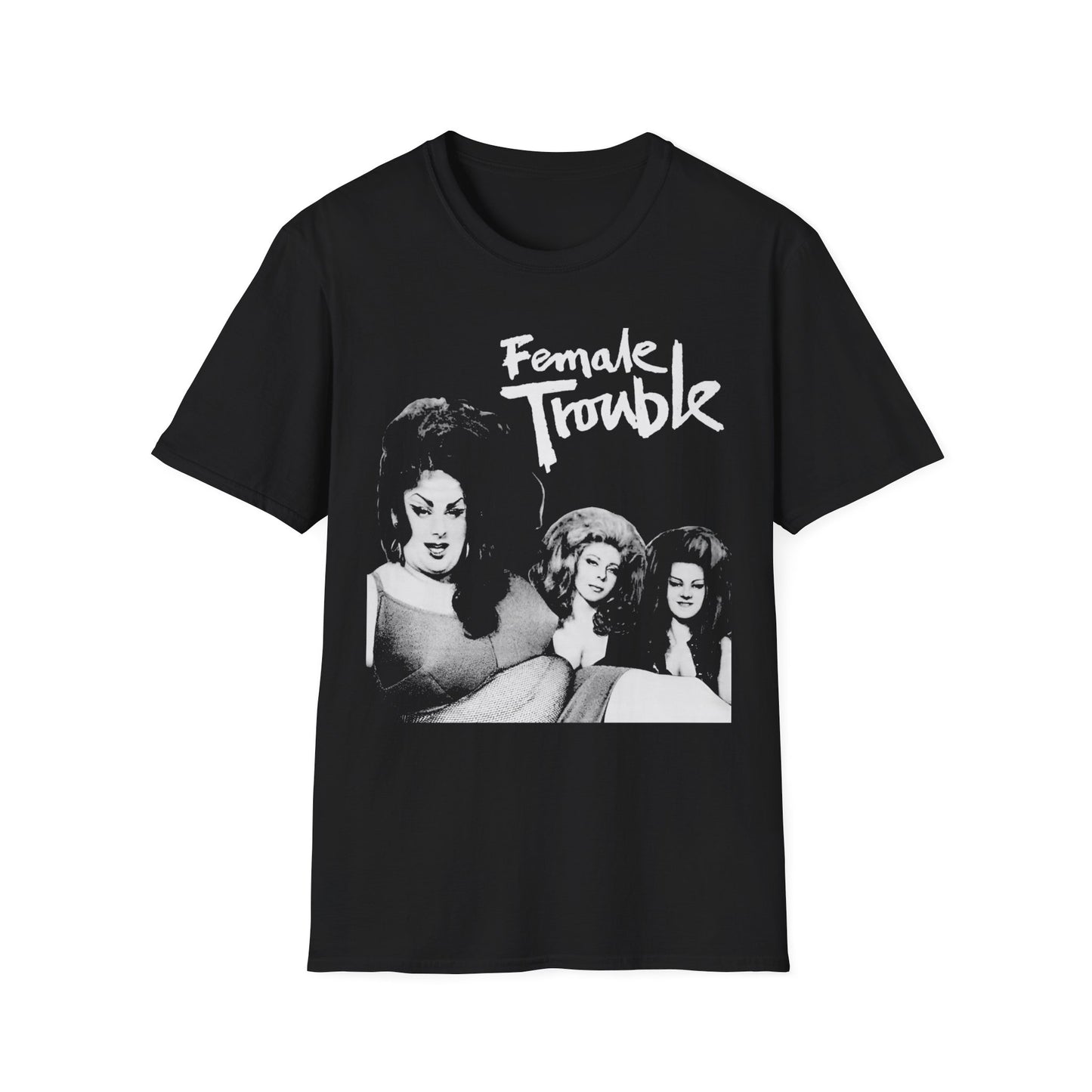 1974 comedy crime movie by john waters female trouble movie poster tshirt