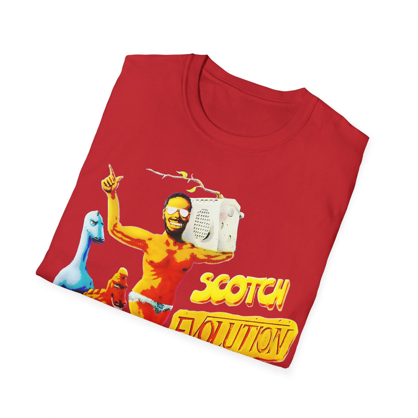 scotch evolution italo disco fan art tshirt