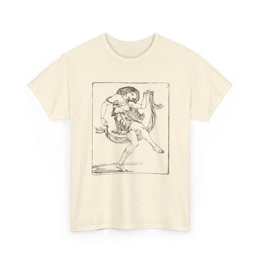 1934 etching legato by  cleo damianakes tshirt