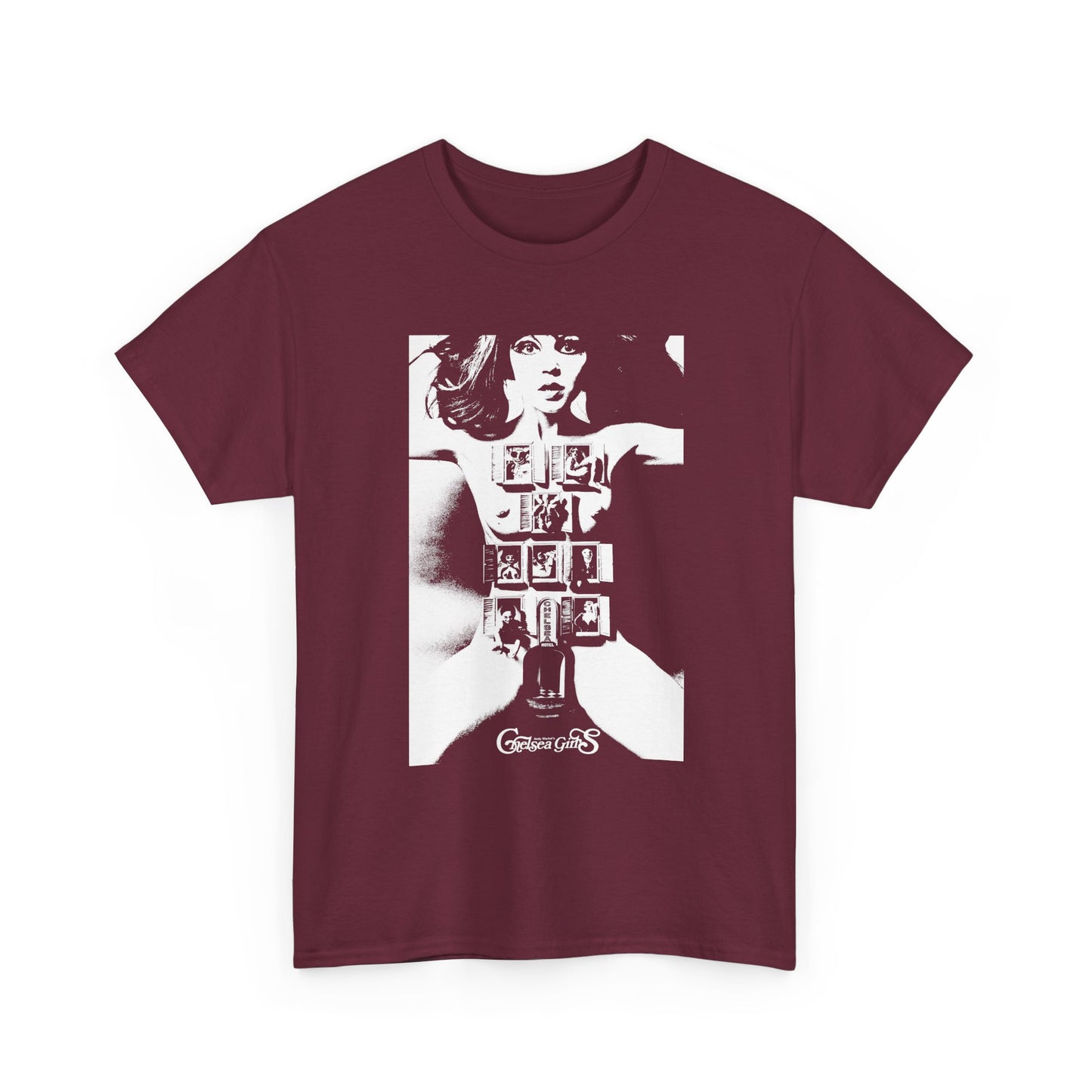 1966 experimental warhol movie chelsea girls movie poster reproduction tshirt