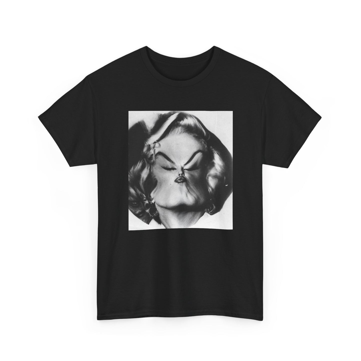 1960 marilyn monroe weegee distortion photo custom edit with border tshirt