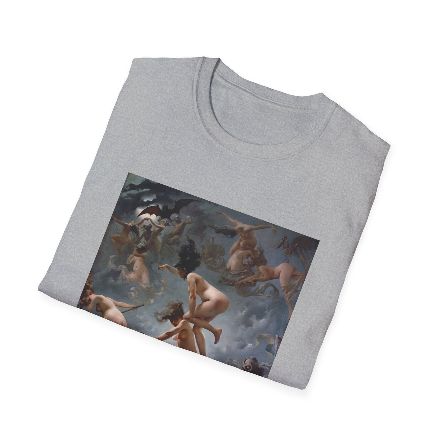 1878 painting witches going to their sabbath by luis ricardo falero tshirt