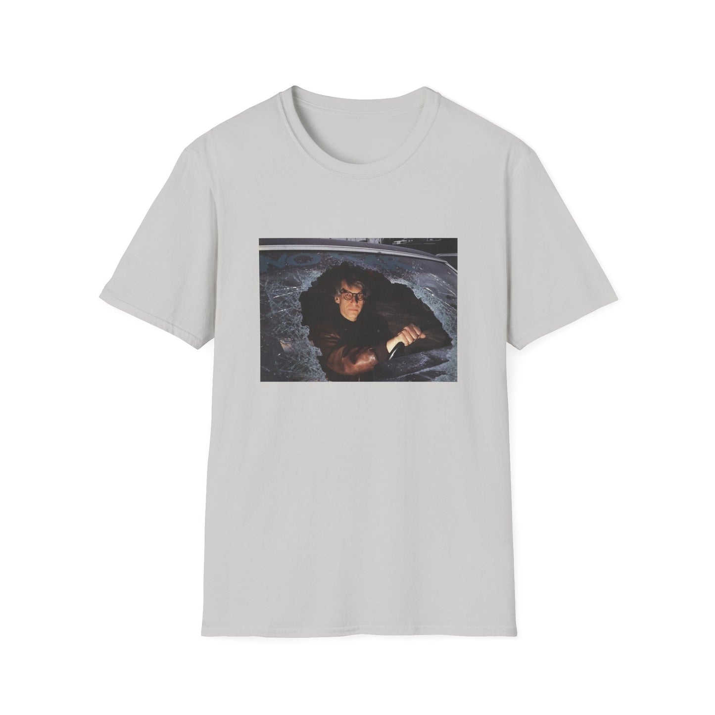 david cronenberg in a car window says no fear tshirt