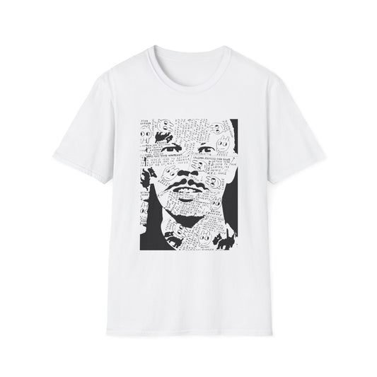 ray johnson's face tshirt