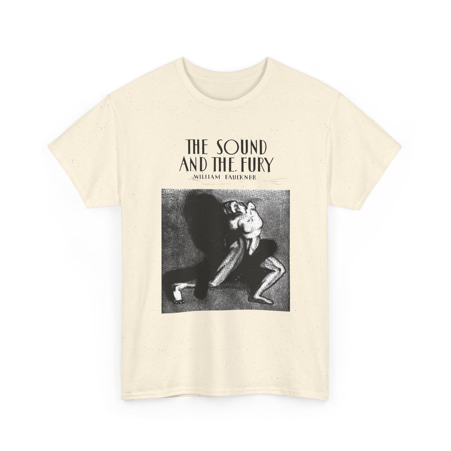 1929 the sound and the fury by william faulkner book cover edit tshirt